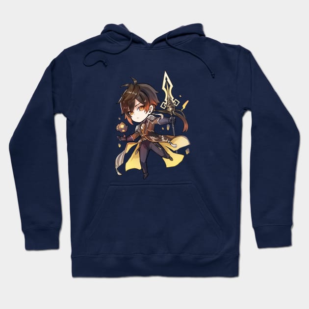 Zhongli Genshin Impact Liyue Hoodie by Anime Access